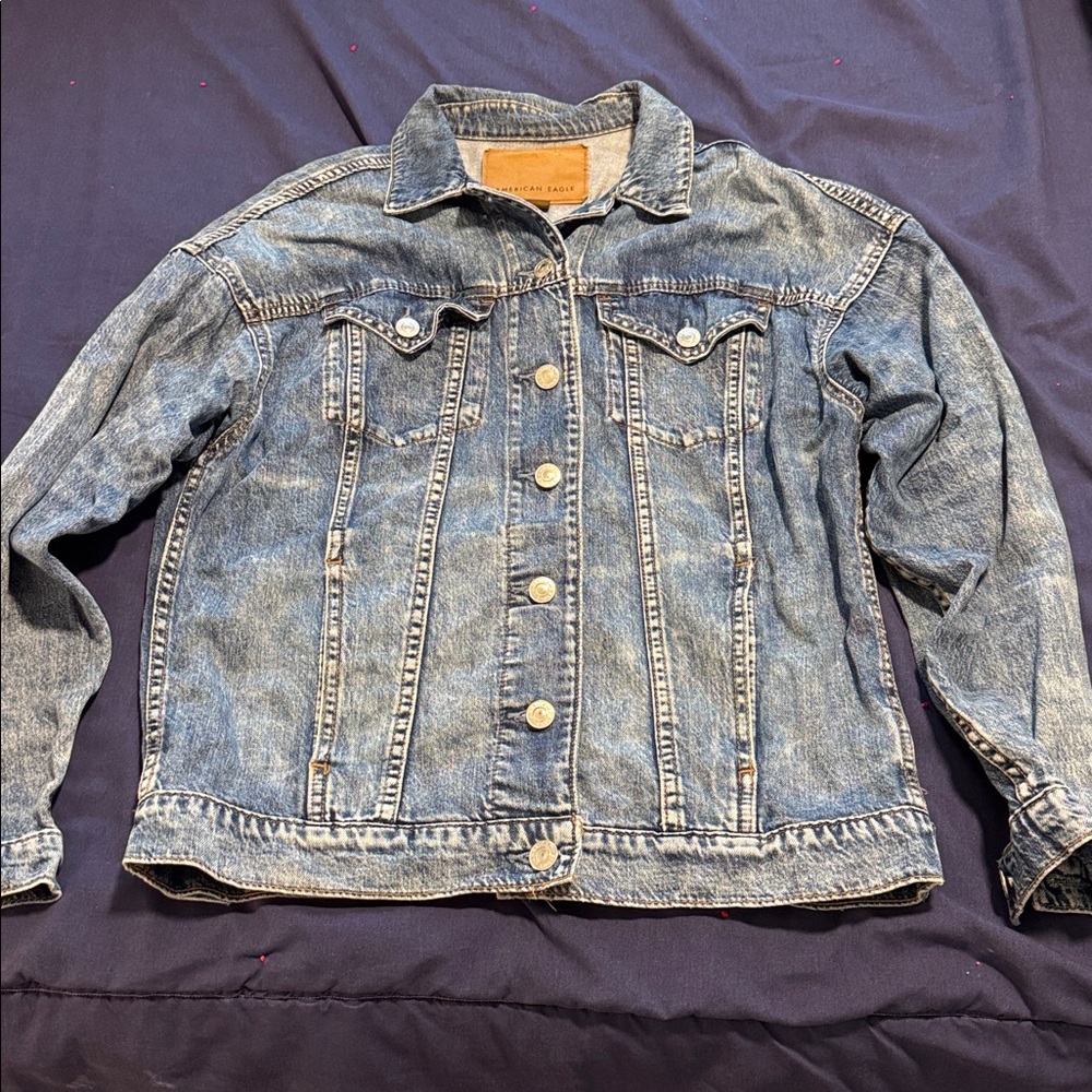 American Eagle Outfitters Blue Jean Jacket